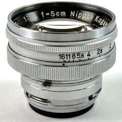 ニコン NIKKOR-S.C 50mm F1.4 5cm シルバー Sマウント レンジファインダーカメラ用レンズ カメラ 【中古】cambb