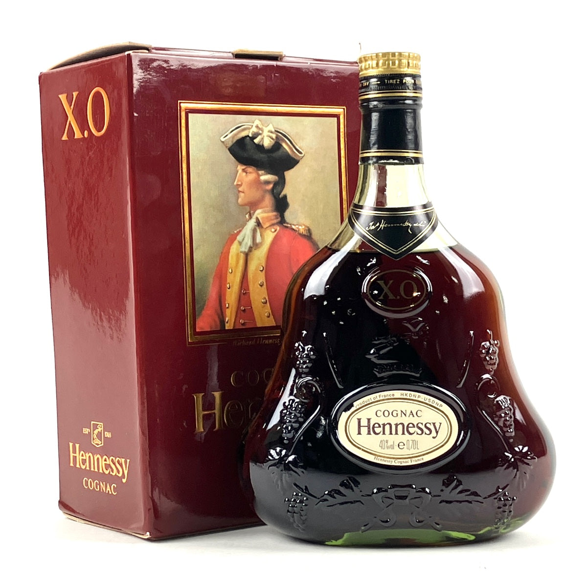 バイセル公式】ヘネシー Hennessy XO 金キャップ グリーンボトル 700ml