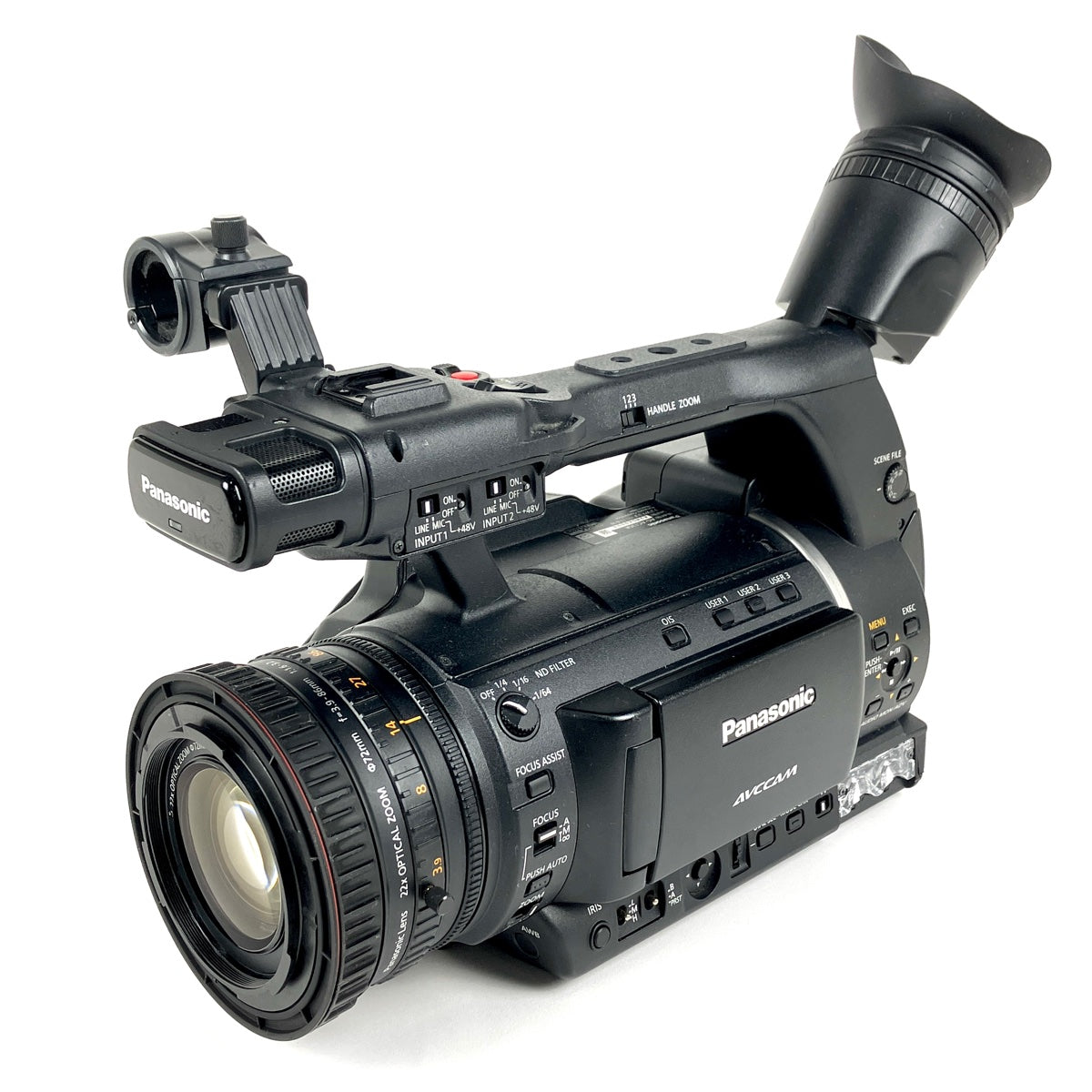 バイセル公式】パナソニック Panasonic AG-AC130A 業務用ビデオカメラ