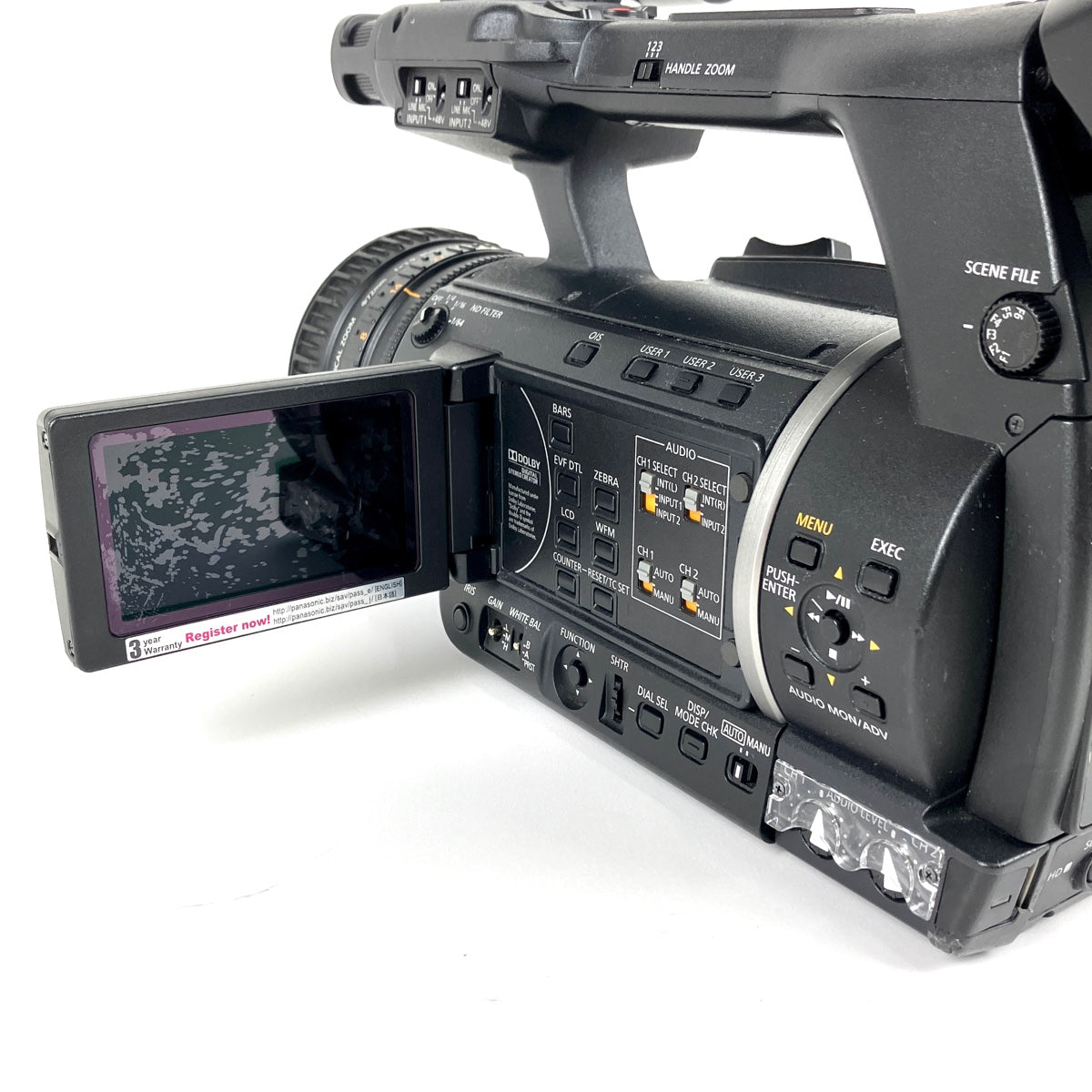 Panasonic AG-AC130A SDXC FHD対応 業務用ビデオカメラ 日本正規代理店 ...
