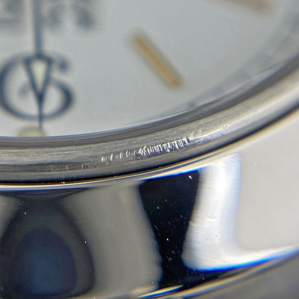 カルティエ パシャC ビッグデイト W31044M7 腕時計 SS 自動巻き ホワイト ユニセックス 【中古】 
 ラッピング可