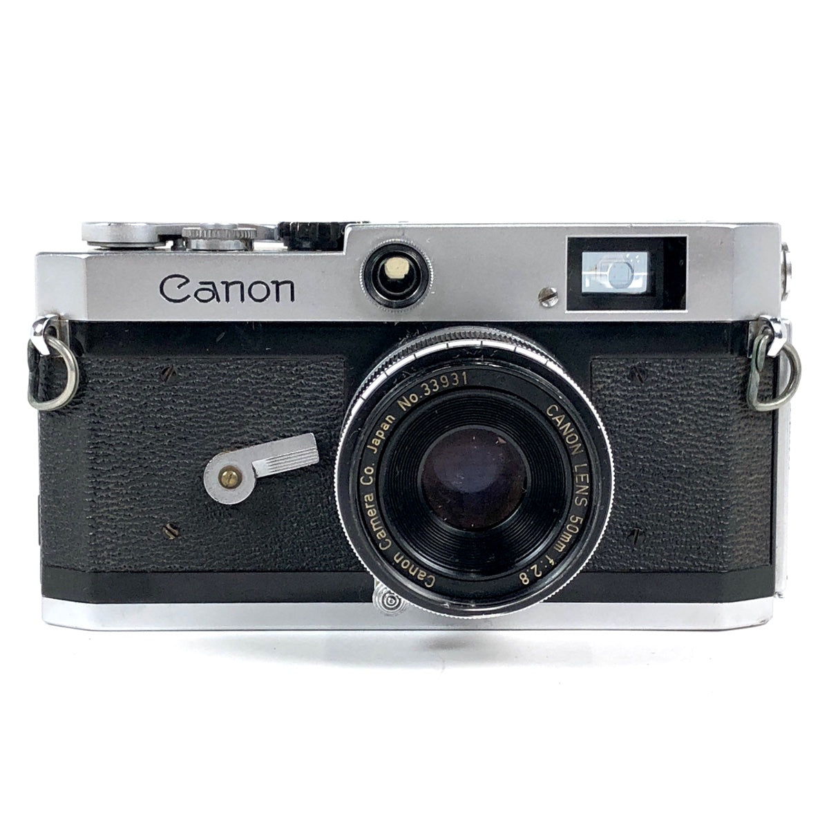 キヤノン Canon P + 50mm F2.8 Lマウント L39 フィルム レンジファインダーカメラ 【中古】