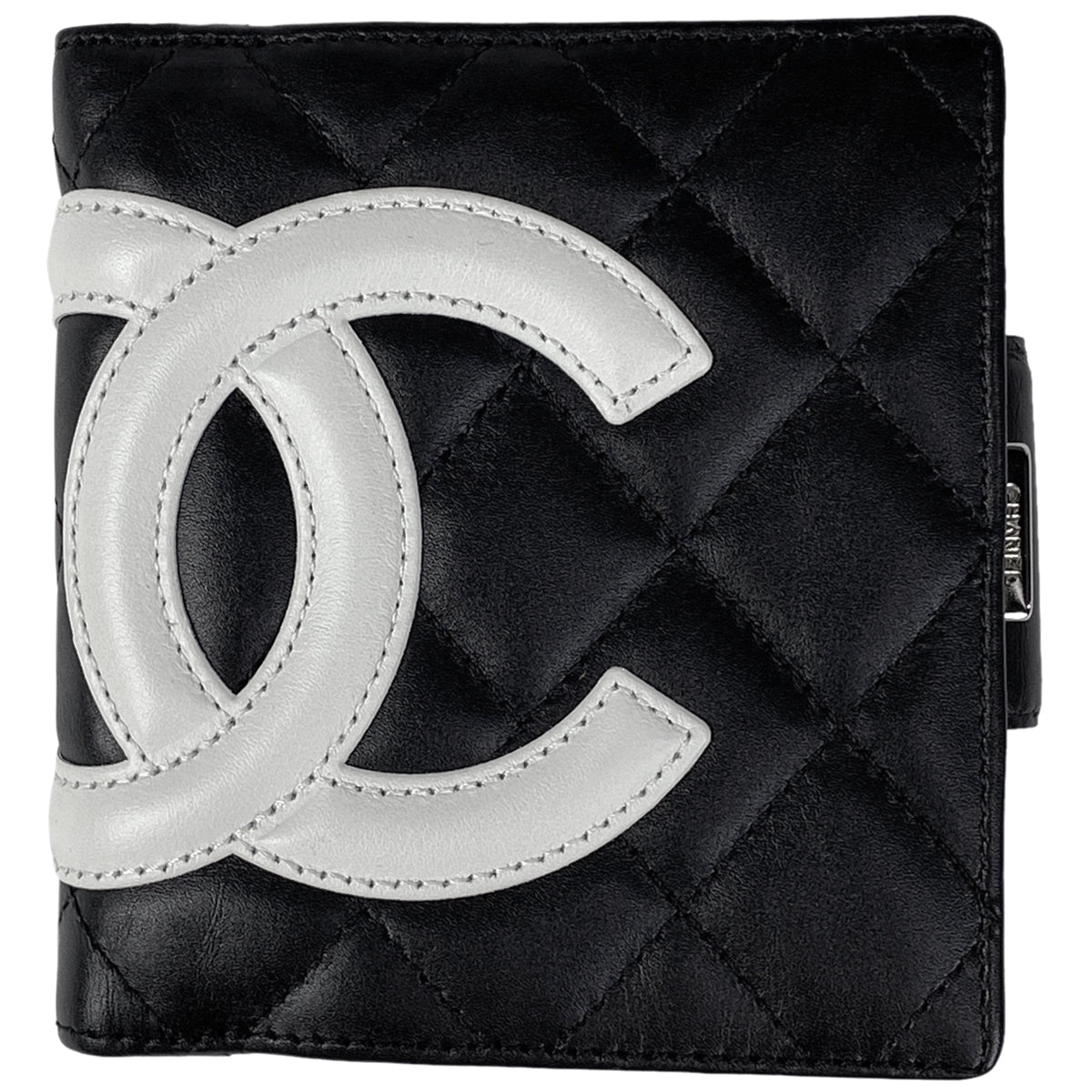 CHANEL カンボン 小銭入れ 二つ折り財布-