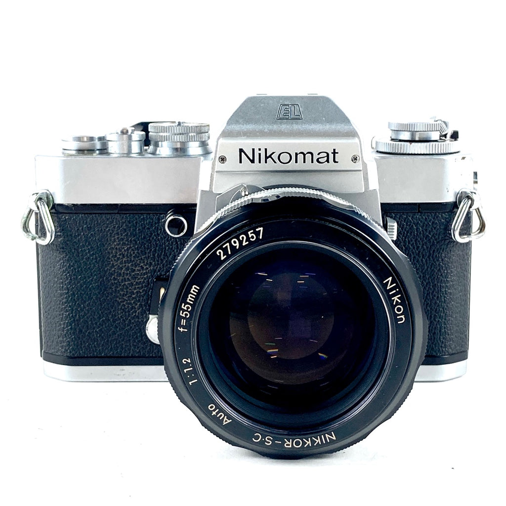 ニコン Nikon Nikomat EL + NIKKOR-S.C Auto 55mm F1.2 非Ai フィルム マニュアルフォーカス  一眼レフカメラ 【中古】
