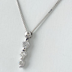 メレダイヤ デザインネックレス ペンダント ネックレス K14 ダイヤモンド レディース 【中古】 
 ラッピング可