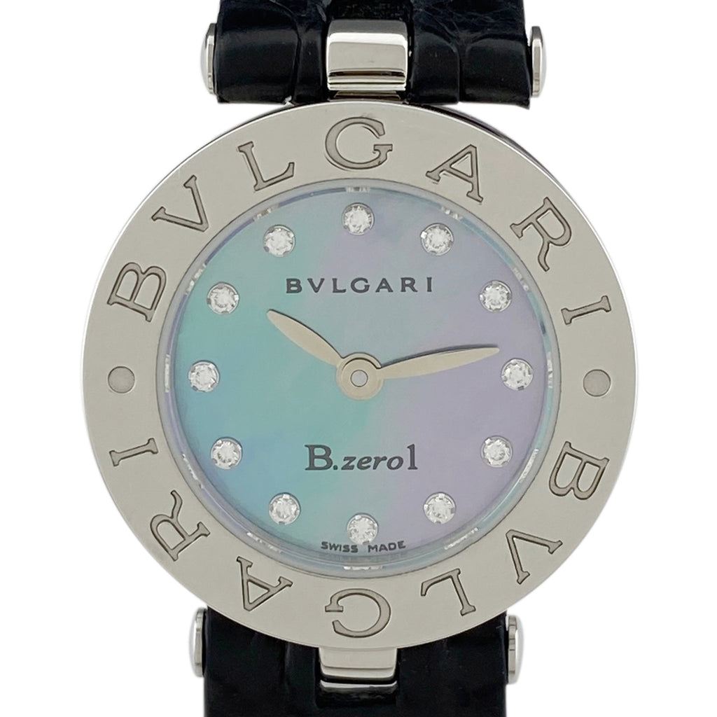 質屋出品【BVLGARI】ブルガリ B-zero1 ホワイトベゼル BZ22WLSS ビーゼロワン クォーツ 中古 - ブランド腕時計