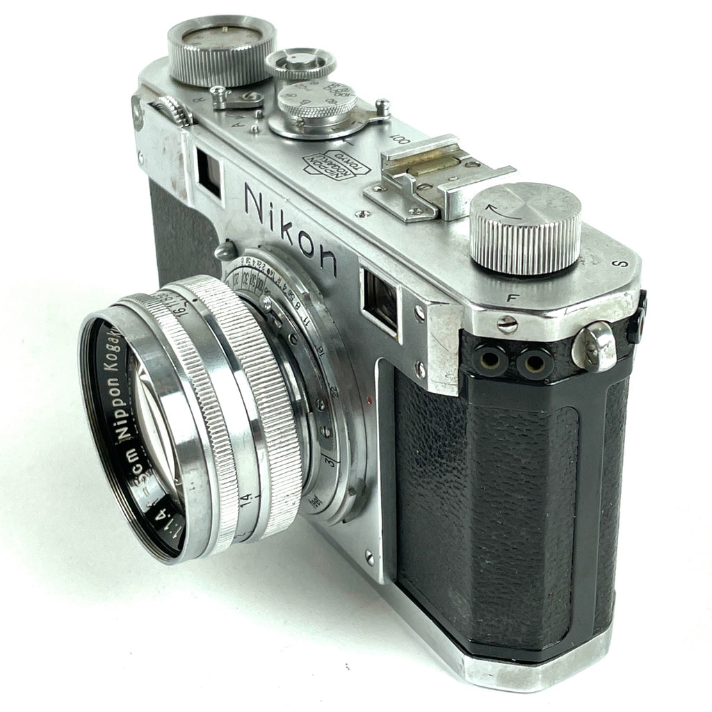 ニコン Nikon S 8桁 + NIKKOR-S.C 5cm F1.4 ［ジャンク品］ フィルム レンジファインダーカメラ 【中古】