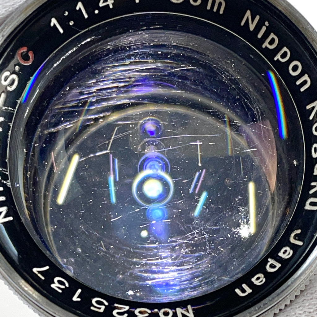 バイセル公式】ニコン Nikon S 8桁 + NIKKOR-S.C 5cm F1.4 ［ジャンク
