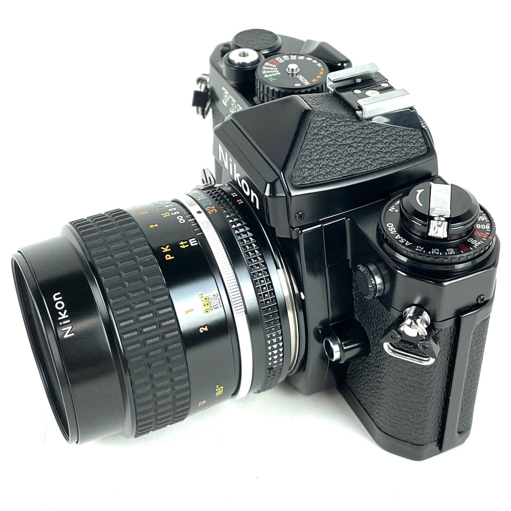 バイセル公式】ニコン Nikon FE2 ブラック + Ai-S Micro NIKKOR 55mm