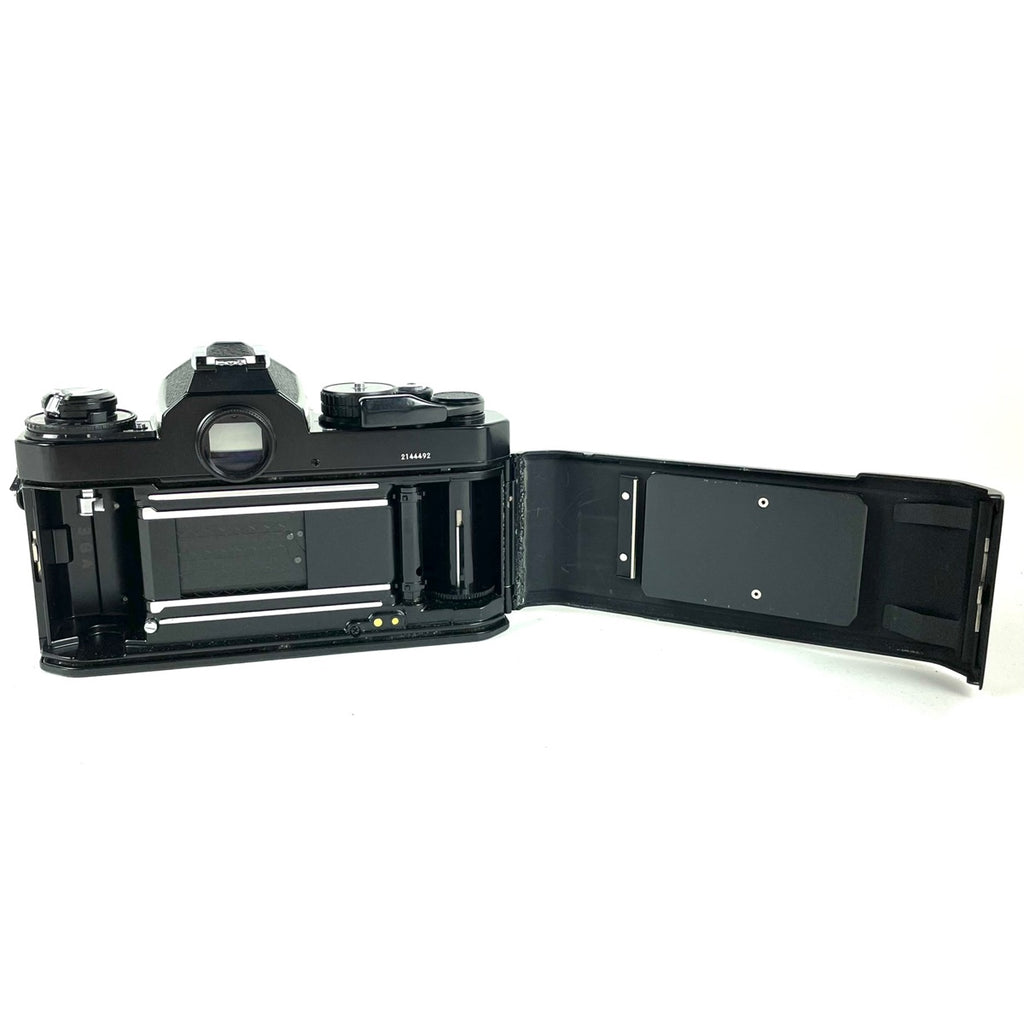 ニコン Nikon FE2 ブラック + Ai-S Micro NIKKOR 55mm F2.8 マクロ フィルム マニュアルフォーカス 一眼レフカメラ 【中古】