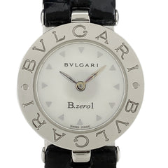 ブルガリ ビーゼロワン B-zero1 シェル BZ22S 腕時計 SS レザー クォーツ ホワイト レディース 【中古】 
 ラッピング可