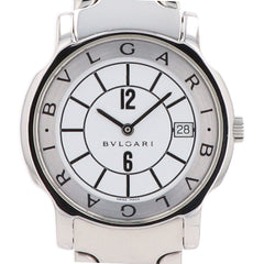 ブルガリ ソロテンポ ST35S 腕時計 SS クォーツ ホワイト メンズ 【中古】 
 ラッピング可