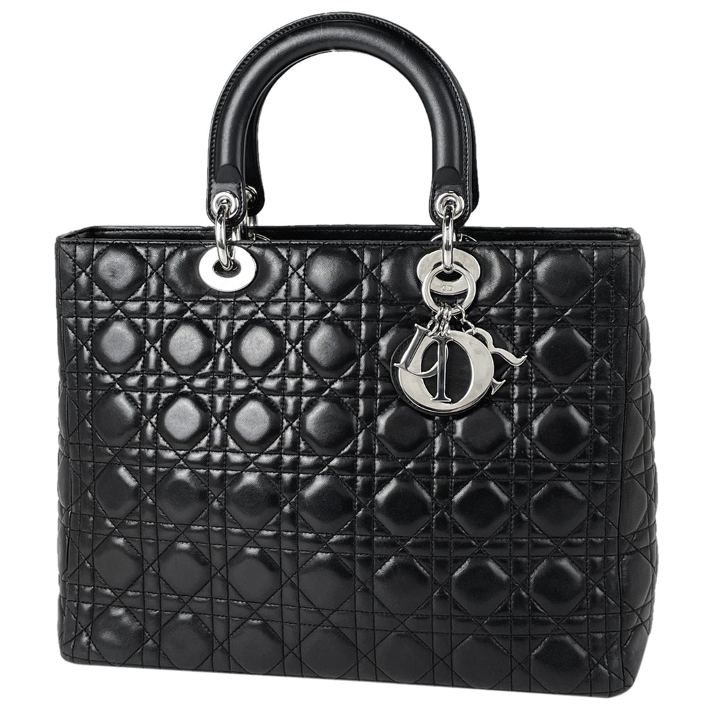 新品　Dior クリスチャンディオール　レディディオール　ブラック ハンドバッグ