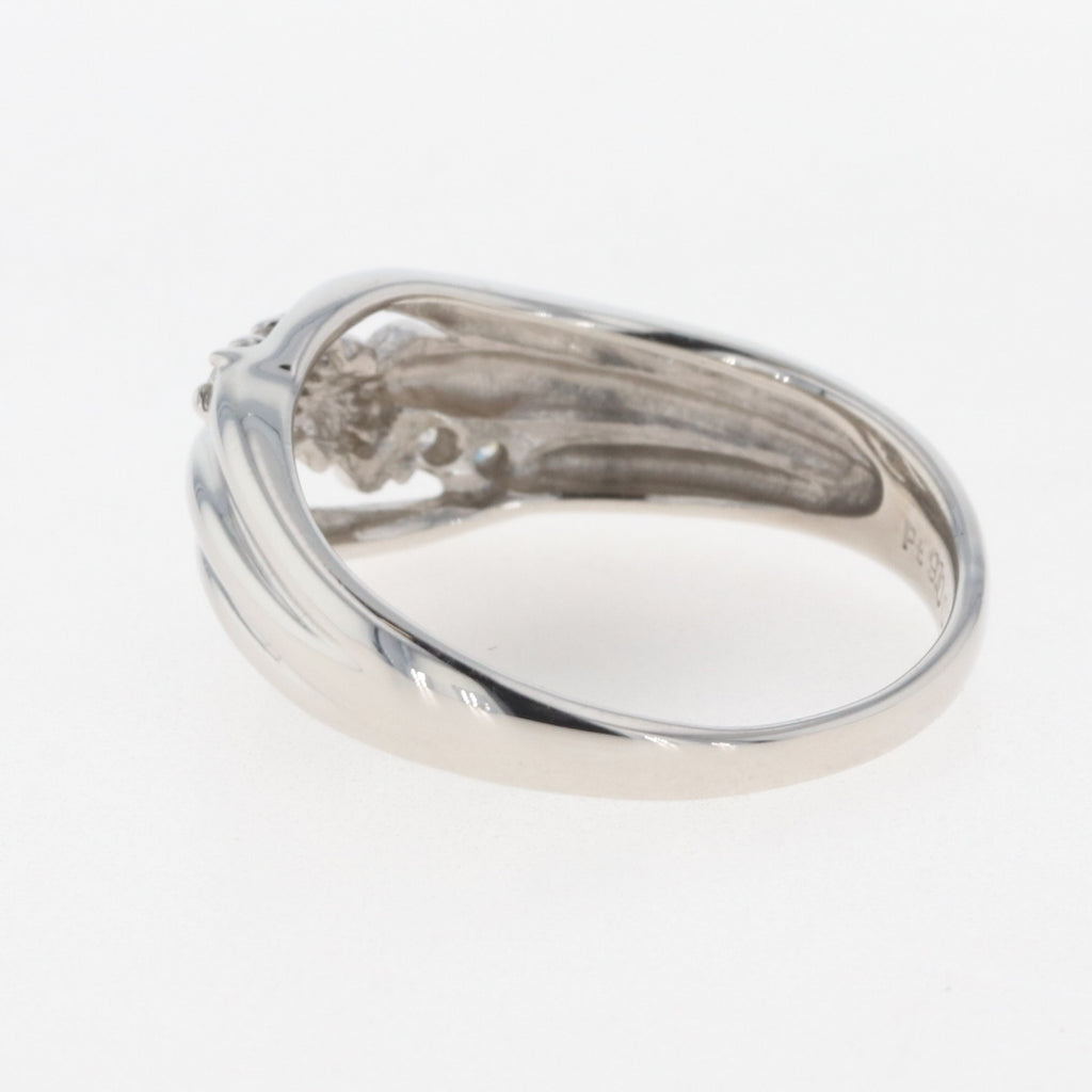 メレダイヤ デザインリング プラチナ 指輪 リング 14.5号 Pt900 ダイヤモンド レディース 【中古】 
 ラッピング可