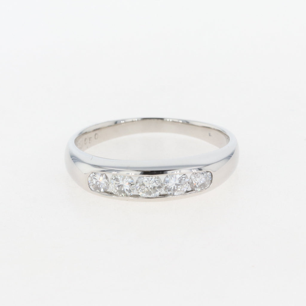 バイセル公式】メレダイヤ デザインリング プラチナ 指輪 リング 15号