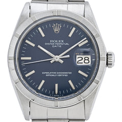 ロレックス オイスターパーペチュアル デイト 1501 腕時計 SS 自動巻き ブルー ボーイズ 【中古】 
 ラッピング可