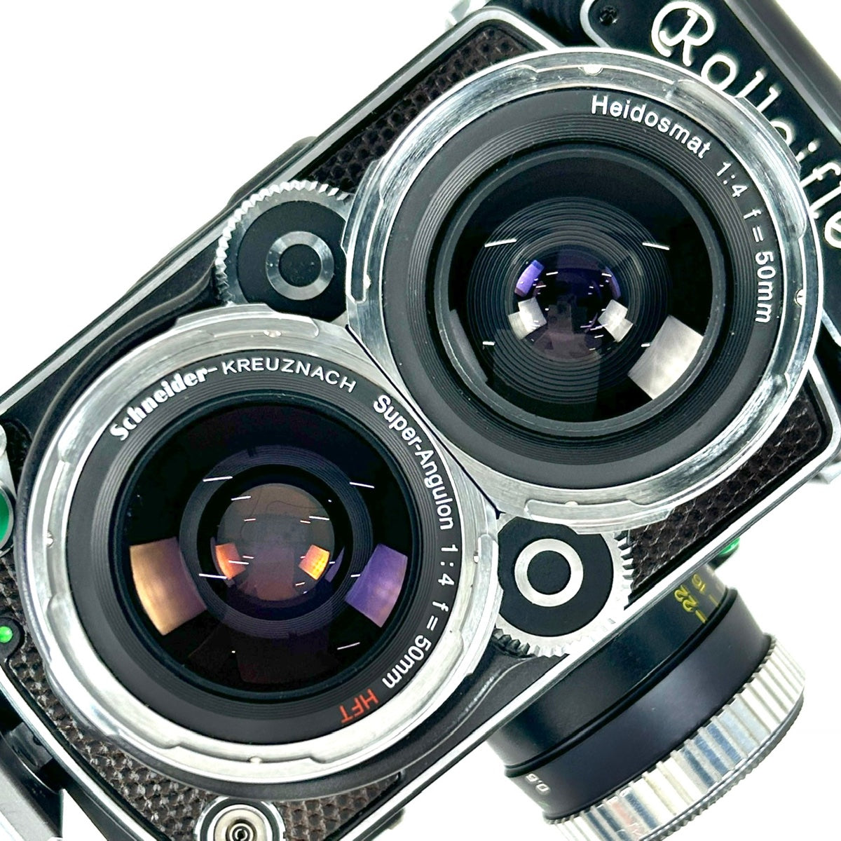 ローライ ROLLEI ROLLEIFLEX 4.0FW Super-Angulon HFT 50mm F4 ローライフレックス 二眼レフカメラ  【中古】