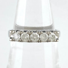 メレダイヤ デザインリング プラチナ 指輪 リング 13号 Pt900 ダイヤモンド レディース 【中古】 
 ラッピング可