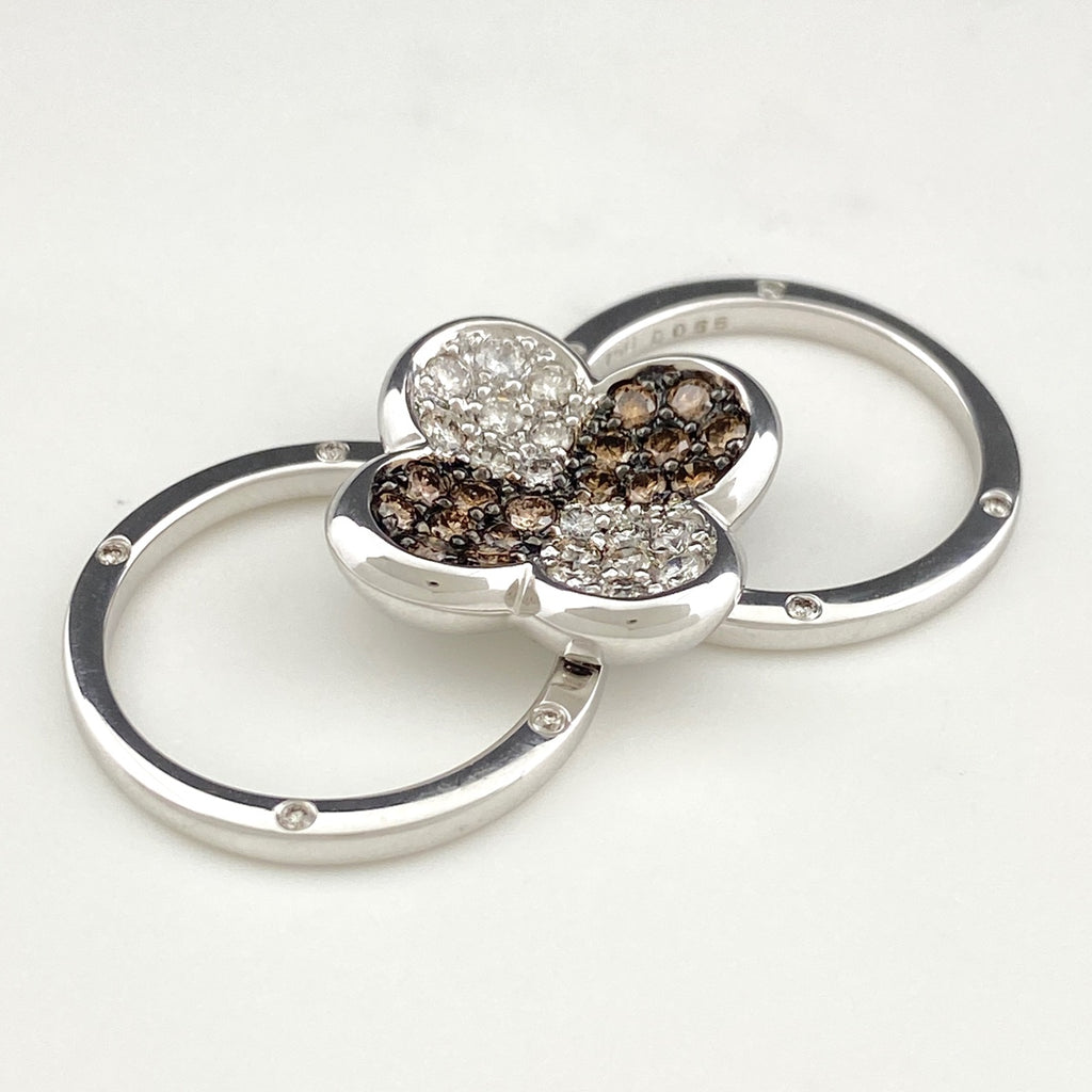 バイセル公式】メレダイヤ デザインリング K18ゴールド 指輪 リング 12