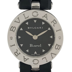 ブルガリ ビーゼロワン B-zero1 BZ22S 腕時計 SS レザー クォーツ ブラック レディース 【中古】 
 ラッピング可