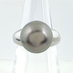 パール デザインリング プラチナ 指輪 真珠 リング 14.5号 Pt900 パール レディース 【中古】 
 ラッピング可