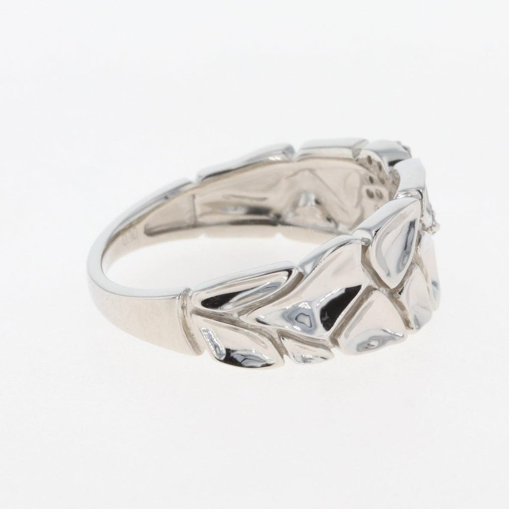 メレダイヤ デザインリング プラチナ 指輪 リング 16.5号 ダイヤモンド Pt999 レディース 【中古】 
 ラッピング可 - バイセルブランシェ