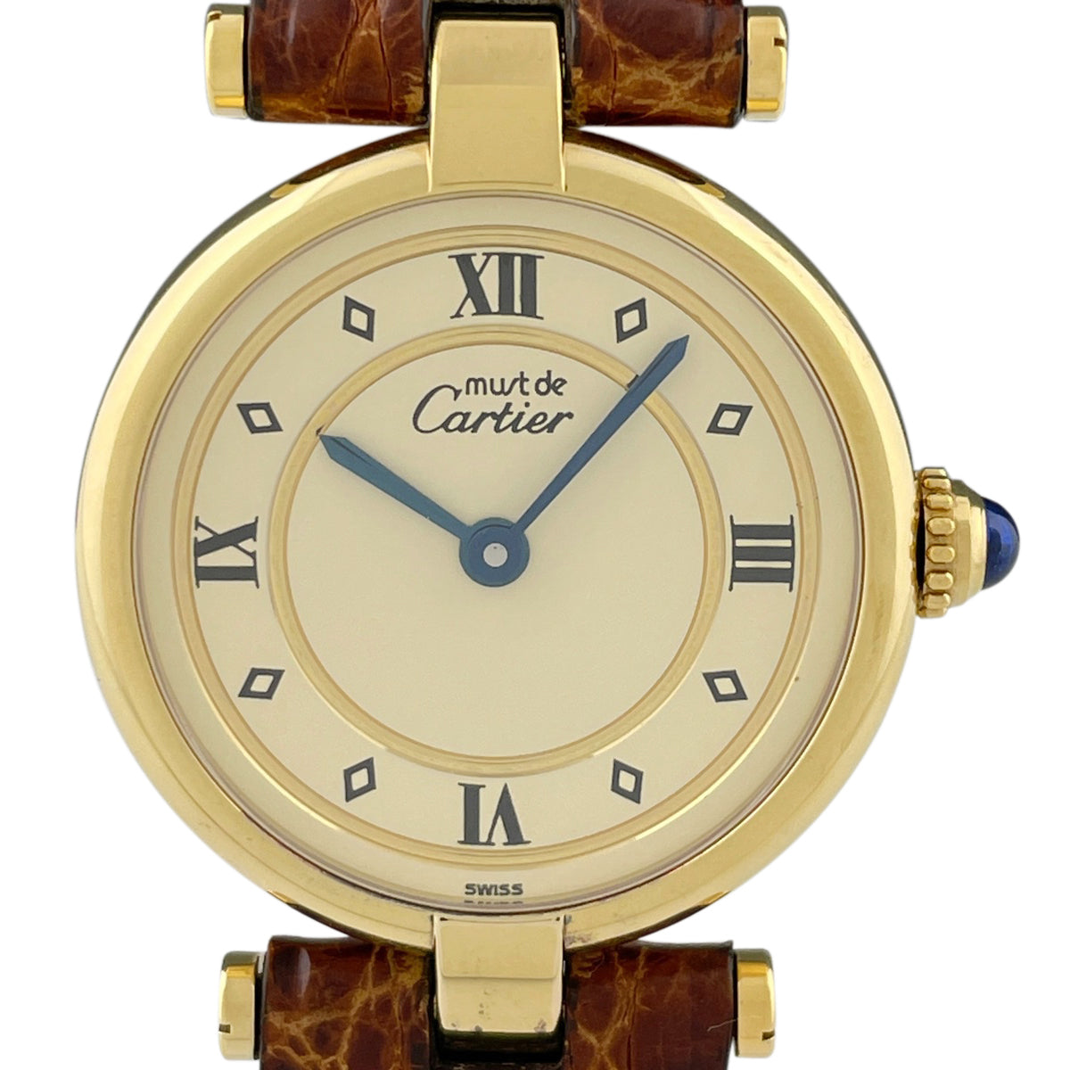 腕時計新品電池！【カルティエ・Cartier】レディース腕時計★マスト・ヴァンドーム
