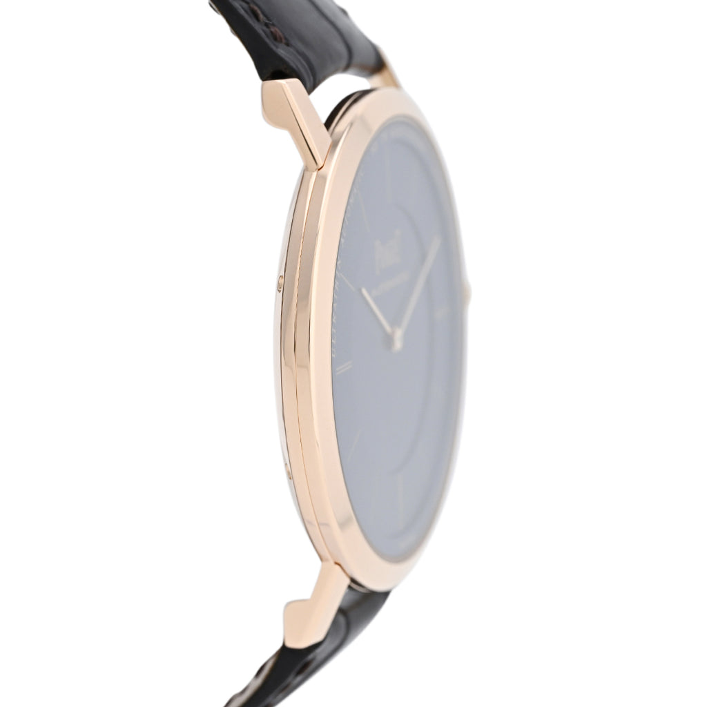 ピアジェ アルティプラノ 50周年記念モデル 限定235本 G0A35132 腕時計 PG レザー 自動巻き ブルー メンズ 【中古】 
 ラッピング可