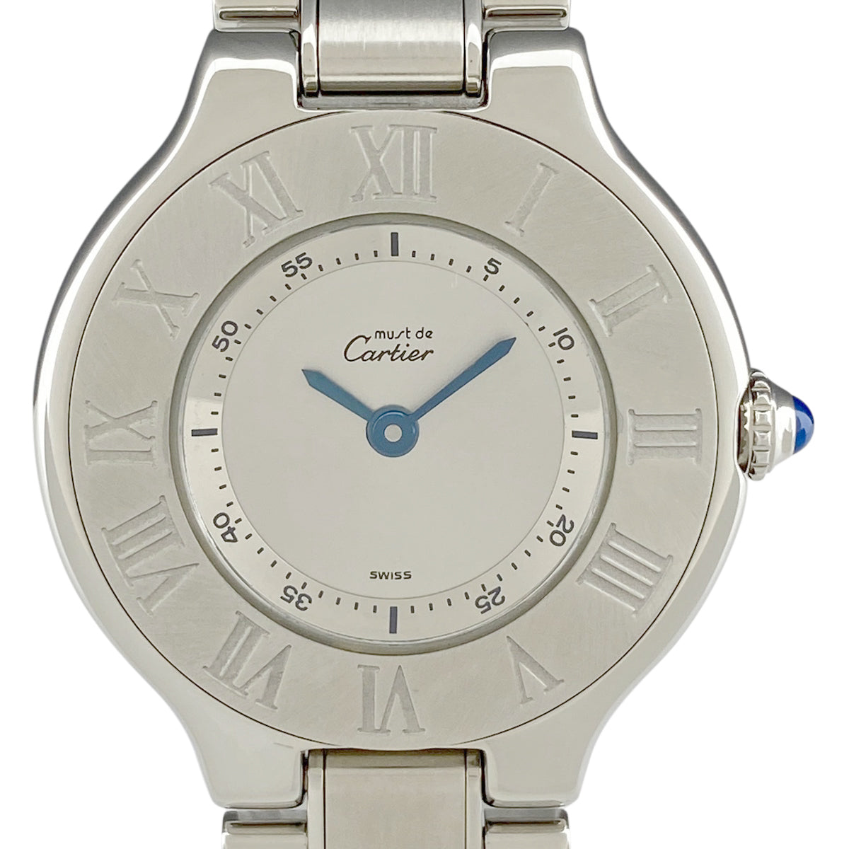 カルティエ   マスト21 ヴァンティアン　レディース腕時計文字盤の色ホワイト系