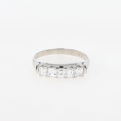 メレダイヤ デザインリング プラチナ 指輪 リング 10号 Pt850 ダイヤモンド レディース 【中古】 
 ラッピング可