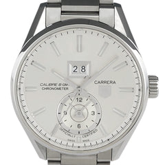 タグホイヤー カレラ グランドデイト GMT キャリバー8 WAR5011-0 腕時計 SS 自動巻き シルバー メンズ 【中古】 
 ラッピング可