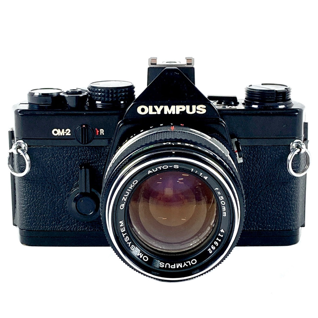 オリンパス OLYMPUS OM-2 ブラック + G.ZUIKO AUTO-S 50mm F1.4［ジャンク品］ フィルム マニュアルフォーカス  一眼レフカメラ 【中古】