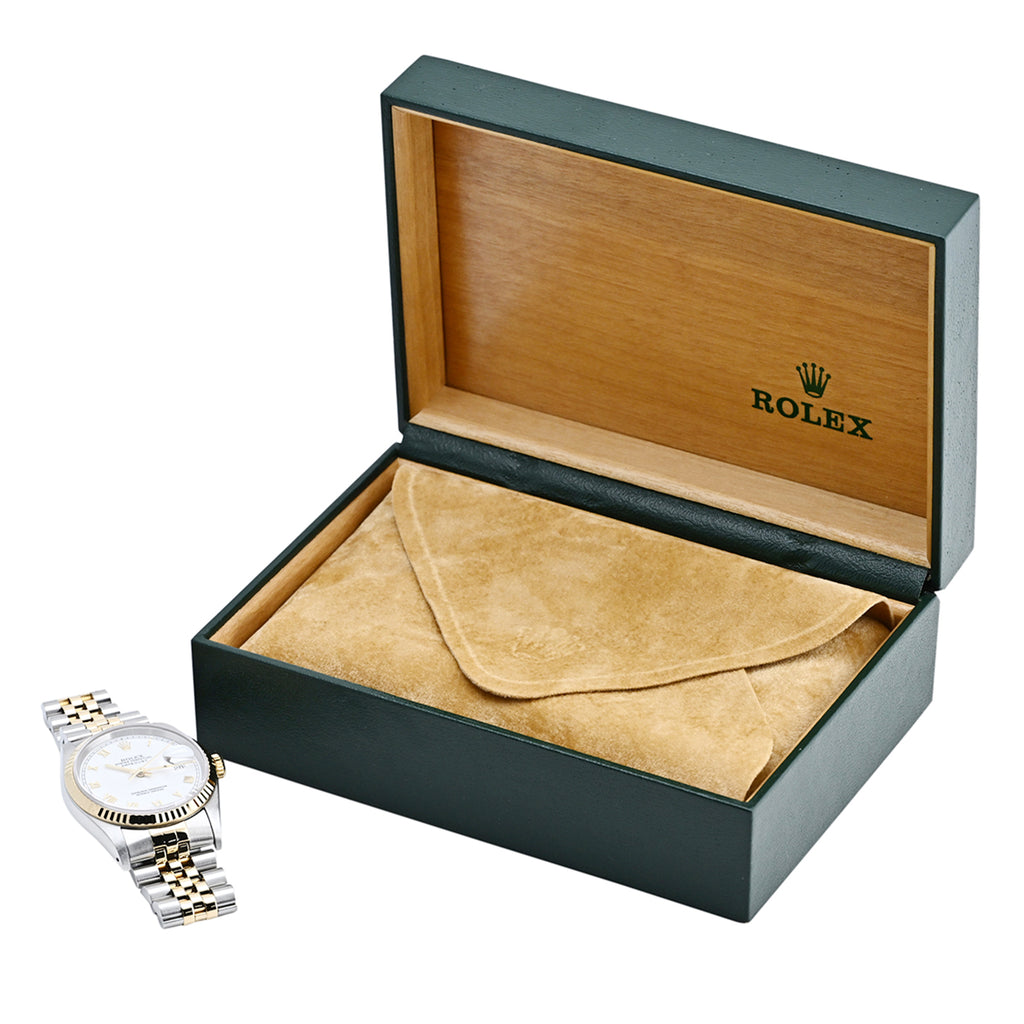 ロレックス デイトジャスト ローマン 16233 腕時計 SS YG 自動巻き ホワイト メンズ 【中古】 
 ラッピング可