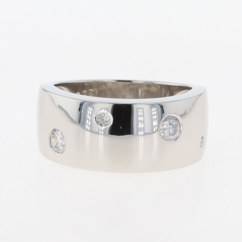 メレダイヤ デザインリング 15号 Pt900バイセルリング - リング(指輪)
