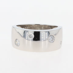 メレダイヤ デザイン リング プラチナ 指輪 リング 15号 Pt900 ダイヤモンド レディース 【中古】 
 ラッピング可
