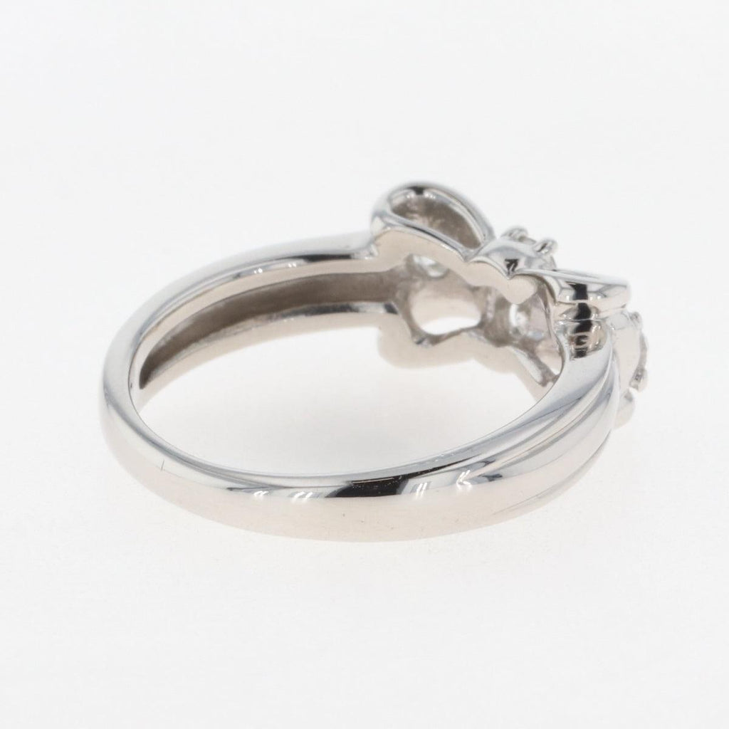 材質プラチナリボンモチーフ プラチナリング 10号　結婚指輪