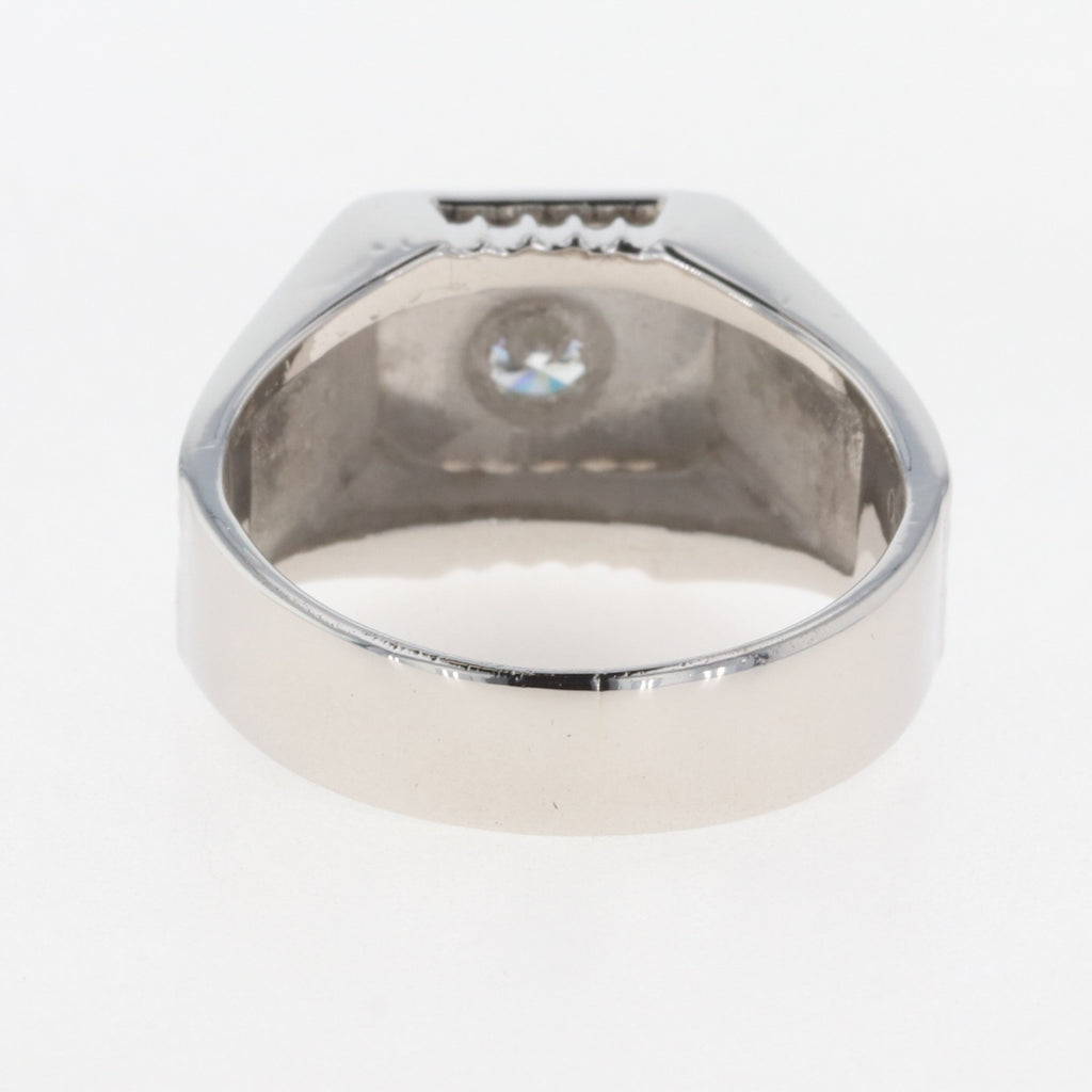 ダイヤモンド デザイン リング プラチナ 指輪 リング 15号 Pt850 ダイヤモンド レディース 【中古】 
 ラッピング可