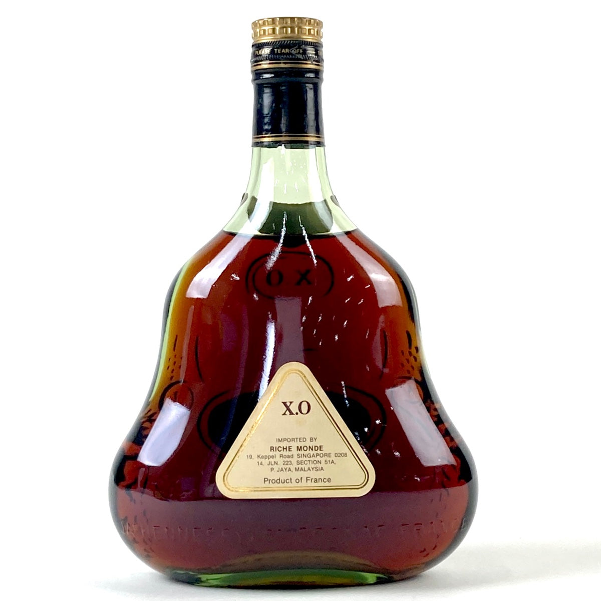 バイセル公式】ヘネシー Hennessy XO 金キャップ グリーンボトル 700ml