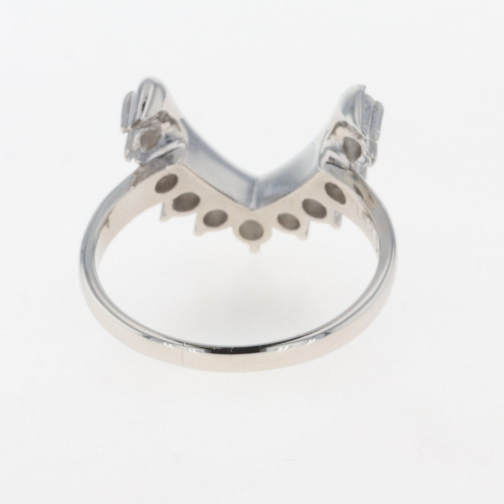 メレダイヤ デザインリング プラチナ 指輪 リング 13.5号 Pt900 ダイヤモンド レディース 【中古】 
 ラッピング可