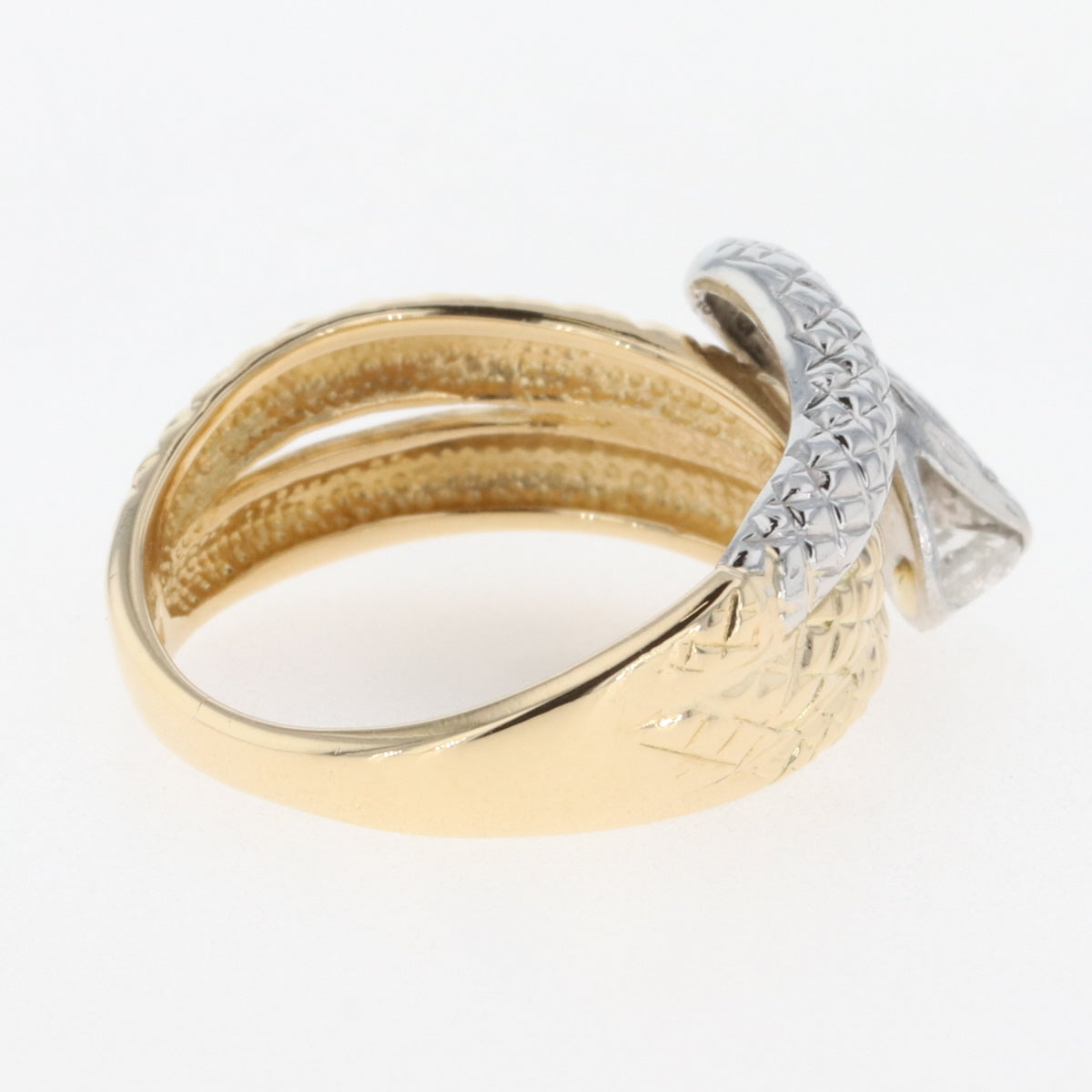 スネークモチーフリング/ゴールド/K18/ダイヤモンド/指輪指輪