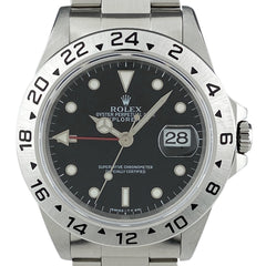 ロレックス エクスプローラー2 16570 腕時計 SS 自動巻き ブラック メンズ 【中古】 
 ラッピング可