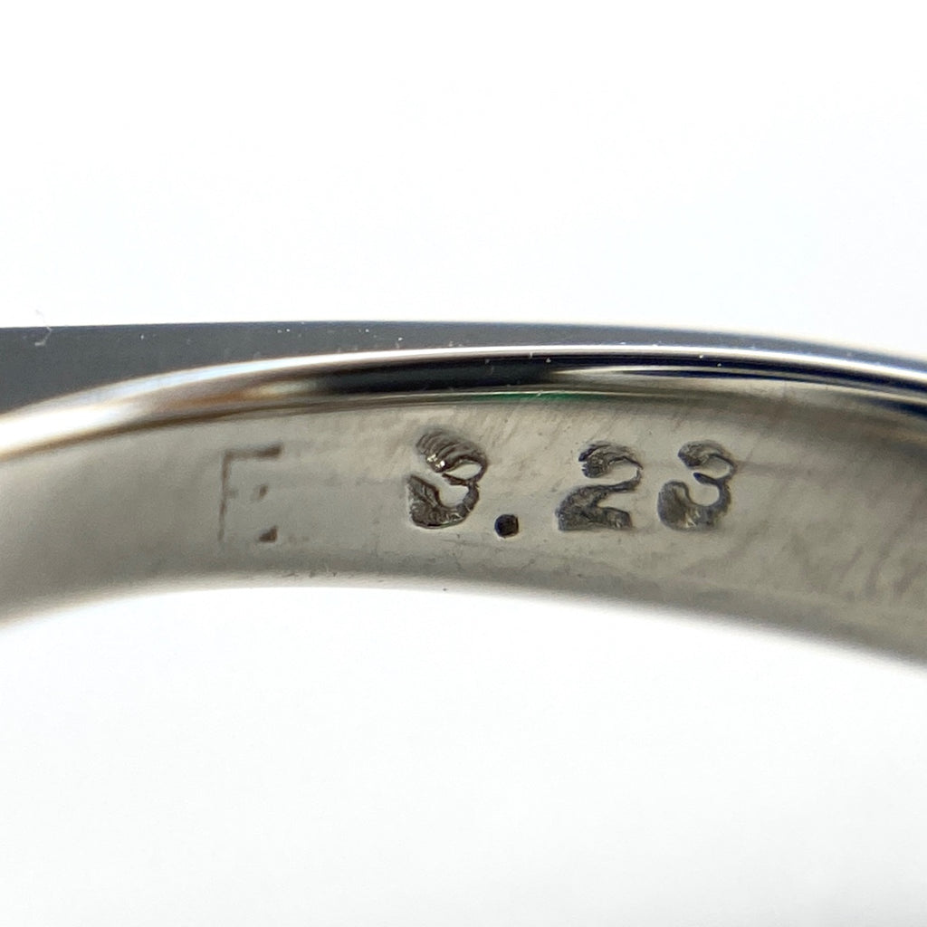 エメラルド デザインリング プラチナ 指輪 リング 12.5号 Pt900 エメラルド ダイヤモンド レディース 【中古】 
 ラッピング可