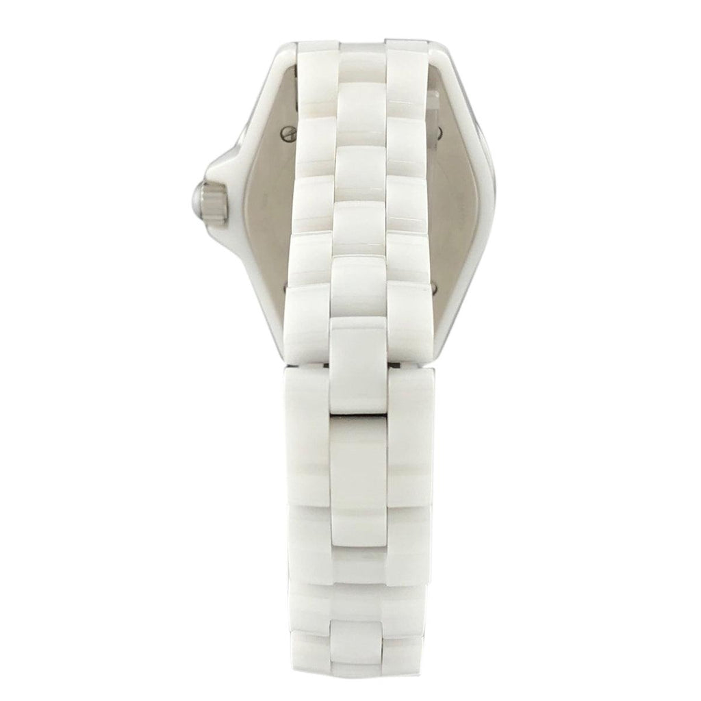 シャネル J12 8Pダイヤ H2570 腕時計 セラミック ダイヤモンド クォーツ ホワイト レディース 【中古】 
 ラッピング可 - バイセルブランシェ
