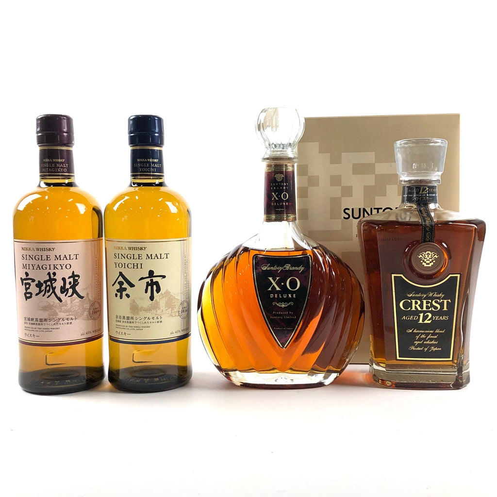 ウイスキー ブランデー 4本食品/飲料/酒 - sakit.com.sa