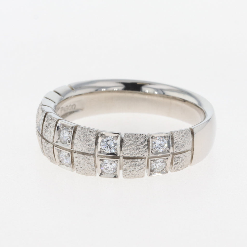 バイセルジュエリーメレダイヤ デザインリング プラチナ 指輪 リング 18号 Pt900 ダイヤモンド メンズ 【中古】 , ラッピング可 26720円