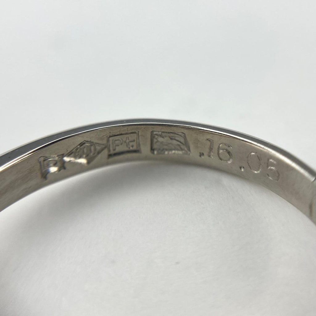 バイセル公式】メレダイヤ デザインリング プラチナ 指輪 リング 5号 