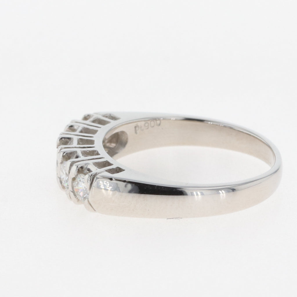 メレダイヤ デザイン リング プラチナ 指輪 リング 9.5号 Pt900 ダイヤモンド レディース 【中古】 
 ラッピング可