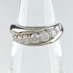 メレダイヤ デザインリング プラチナ 指輪 リング 10号 Pt1000 ダイヤモンド レディース 【中古】 
 ラッピング可