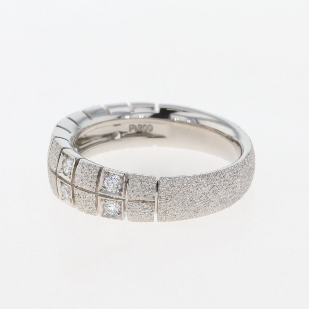 メレダイヤ デザインリング プラチナ 指輪 リング 16号 Pt900 ダイヤモンド レディース 【中古】 
 ラッピング可