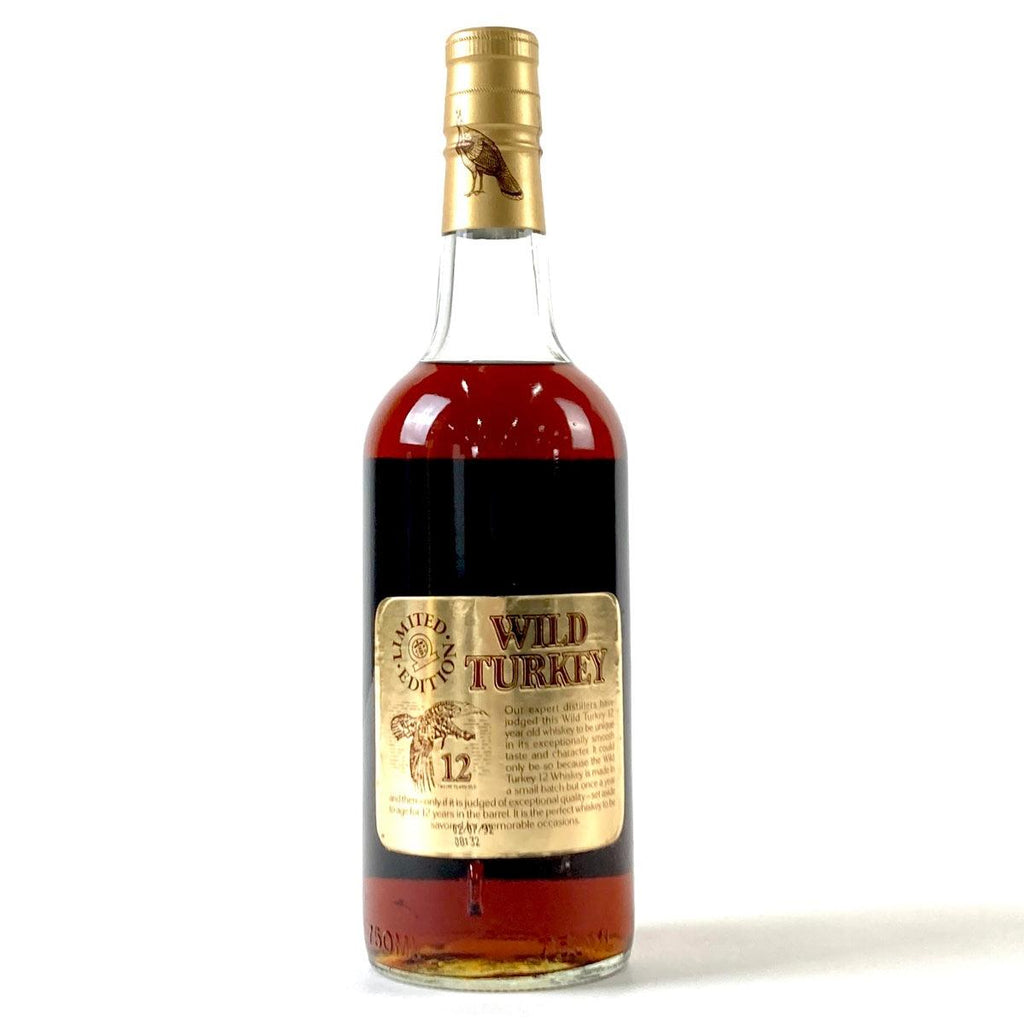 ワイルドターキー WILD TURKEY 12年 ゴールドラベル 750ml アメリカンウイスキー 【古酒】 - バイセルブランシェ